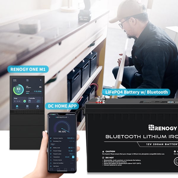 intelligent Li battery with bluetooth